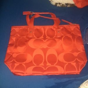 Coach hand bag